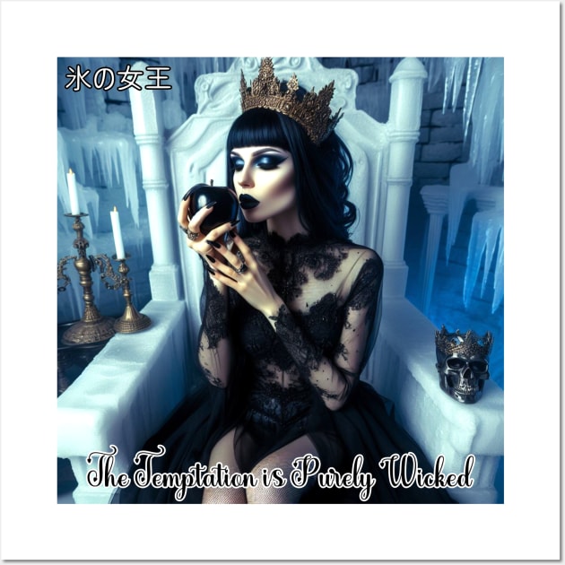 Goth Ice Queen - Purely Wicked Wall Art by PlayfulPandaDesigns